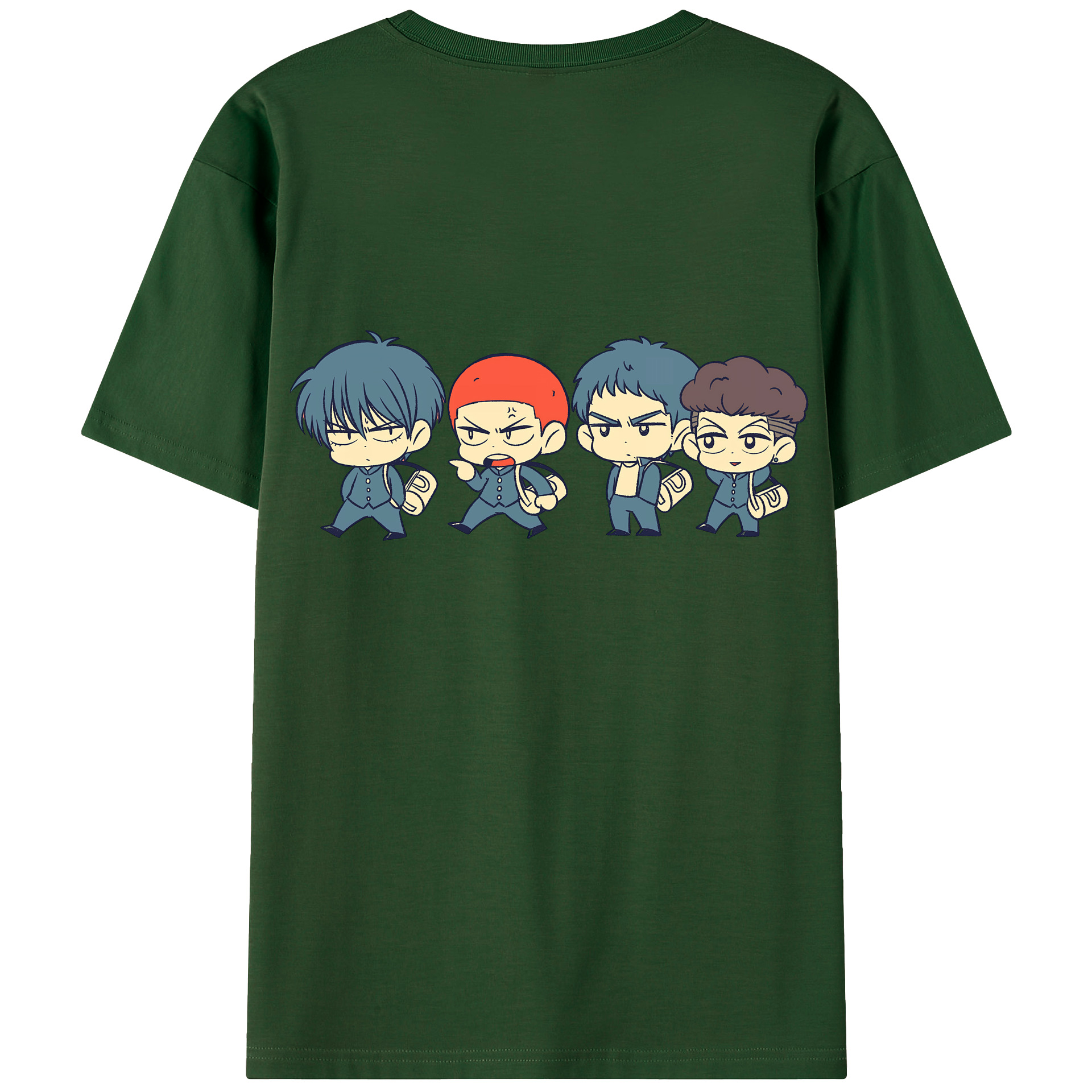SLAM DUNK／スラムダンク 綿100％半袖Tシャツ（背面プリント）